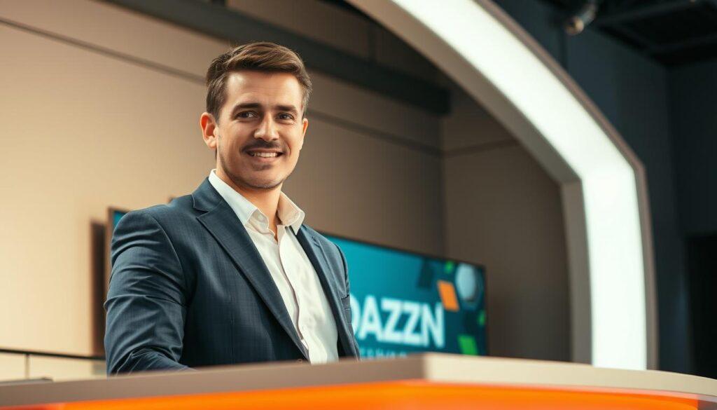 Nico Seepe Moderator bei DAZN
